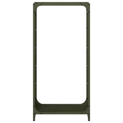 Stalak za drva 44x28x90 cm hladno valjani čelik - Maslinovo zelena 44 x 28 x 90 cm Cijena