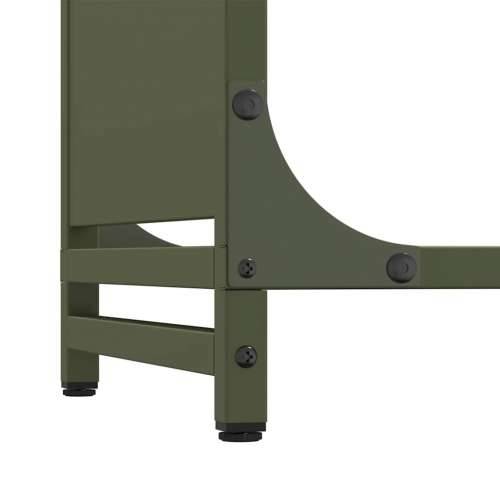 Stalak za drva 60x28x65 cm hladno valjani čelik - Maslinovo zelena 60 x 28 x 65 cm Cijena