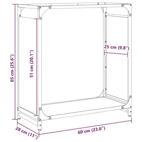 Stalak za drva 60x28x65 cm hladno valjani čelik - Maslinovo zelena 60 x 28 x 65 cm Cijena