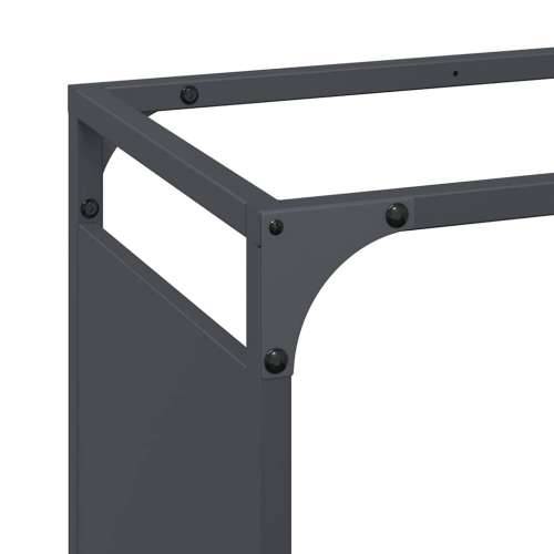Stalak za drva antracit 44x28x90 cm hladno valjani čelik - Antracit 44 x 28 x 90 cm Cijena