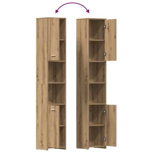 4-dijelni set kupaonskog namještaja käsityöläinen tammi - artisian oak 4 1 Cijena