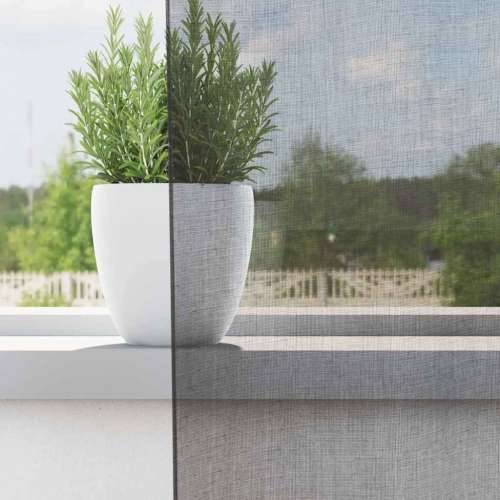 Voile zavjese s ušicama 2 kom tamnosive 140x260 cm - Tamno siva 140 x 260 cm 1 s ušicama Cijena