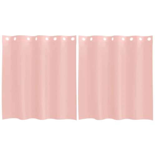 Voile zavjese s ušicama 2 kom narančaste 140x140 cm - Ružičasta 140 x 140 cm 1 s ušicama Cijena