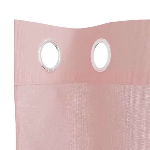 Voile zavjese s ušicama 2 kom narančaste 140x140 cm - Ružičasta 140 x 140 cm 1 s ušicama Cijena