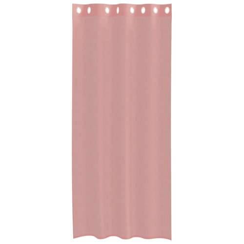 Voile zavjese s ušicama 2 kom narančaste 140x225 cm - Ružičasta 140 x 225 cm 1 s ušicama Cijena