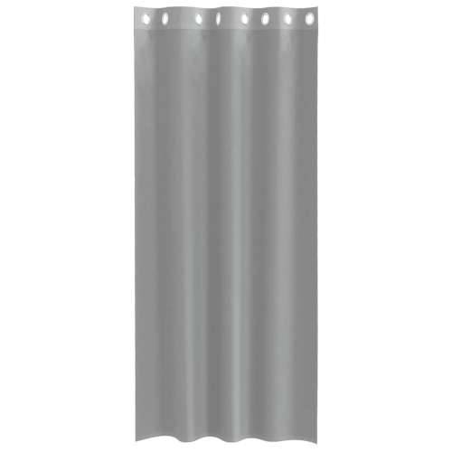 Voile zavjese s ušicama 2 kom svijetlosive 140x245 cm - Svjetlosiva 140 x 245 cm 1 s ušicama Cijena