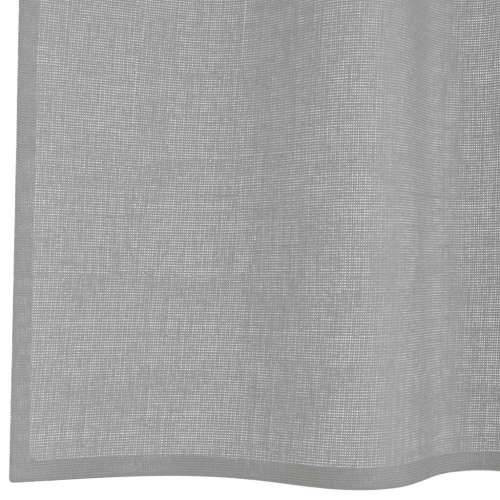 Voile zavjese s ušicama 2 kom svijetlosive 140x245 cm - Svjetlosiva 140 x 245 cm 1 s ušicama Cijena