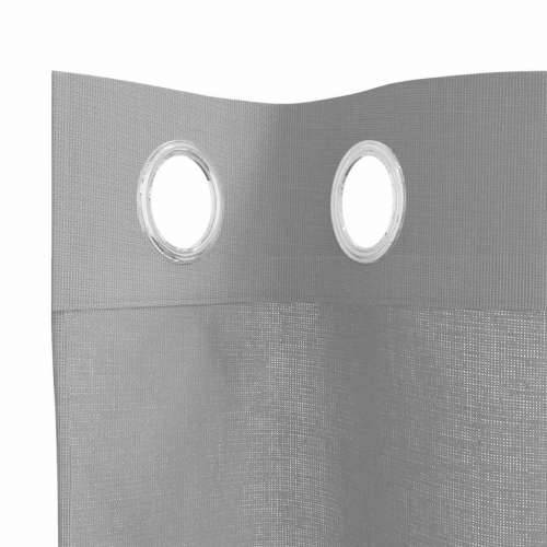 Voile zavjese s ušicama 2 kom svijetlosive 140x300 cm - Svjetlosiva 140 x 300 cm 1 s ušicama Cijena