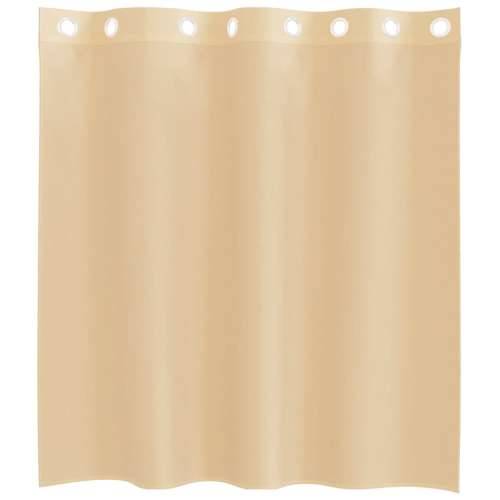 Voile zavjese s ušicama 2 kom boja pijeska - Pijesak 140 x 140 cm 1 s ušicama Cijena