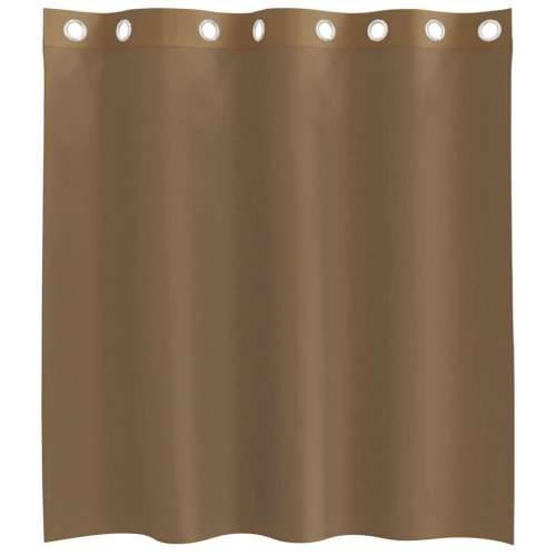 Voile zavjese s ušicama 2 kom svijetlosmeđe - Svjetlosmeđa 140 x 140 cm 1 s ušicama Cijena