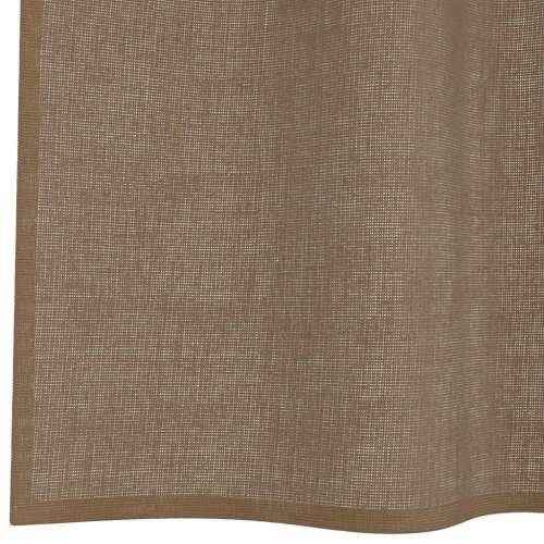 Voile zavjese s ušicama 2 kom svijetlosmeđe - Svjetlosmeđa 140 x 140 cm 1 s ušicama Cijena