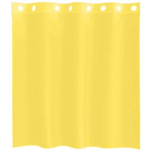 Voile zavjese s ušicama 2 kom žute - Žuta 140 x 140 cm 1 s ušicama Cijena