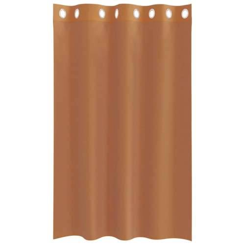 Voile zavjese s ušicama 2 kom terakota - Terakota 140 x 175 cm 1 s ušicama Cijena