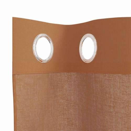 Voile zavjese s ušicama 2 kom terakota - Terakota 140 x 175 cm 1 s ušicama Cijena