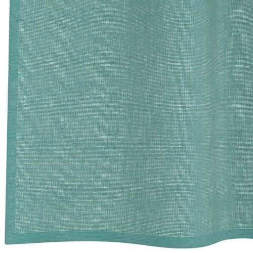 Voile zavjese s ušicama 2 kom tirkizne - Tirkizna 140 x 245 cm 1 s ušicama Cijena