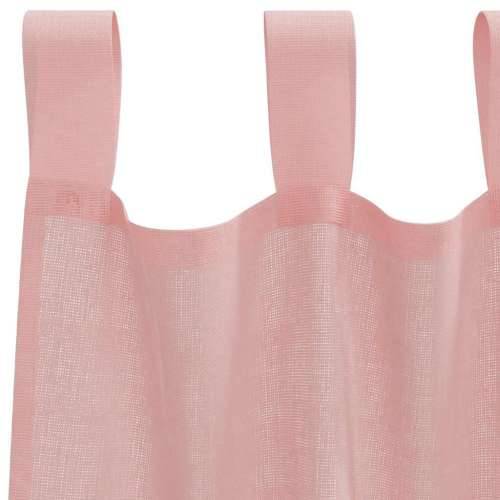 Voile zavjese s džepovima za šipke 2 kom ružičaste - Ružičasta 140 x 245 cm 1 s džepovima za šipke Cijena