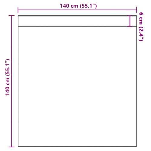 Voile zavjese s džepovima za šipke 2 kom boja pijeska - Pijesak 140 x 140 cm 1 s džepovima za šipke Cijena