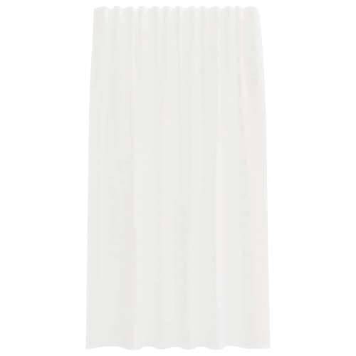 Voile zavjese s džepovima za šipke 2 kom bijele - Bijela 140 x 175 cm 1 s džepovima za šipke Cijena