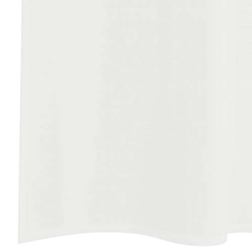 Voile zavjese s džepovima za šipke 2 kom bijele - Bijela 140 x 175 cm 1 s džepovima za šipke Cijena