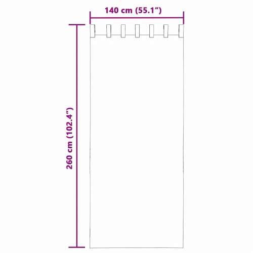 Voile zavjese s petljama 2 kom tamnosive 140x260 cm - Tamno siva 140 x 260 cm 1 s petljama Cijena