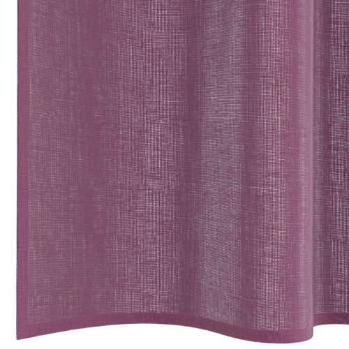 Voile zavjese s petljama 2 kom ljubičaste 140x245 cm - Ljubičasta 140 x 245 cm 1 s petljama Cijena