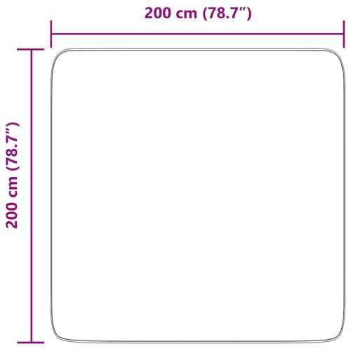 Čupavi tepih s visokim vlaknima NAVARRA 200x200 cm poliester - dusty pink 200 x 200 cm Četvrtasto Cijena