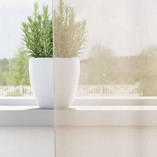 Voile zavjese s ušicama 2 kom krem 140x225 cm - Krema 140 x 225 cm 1 s ušicama Cijena