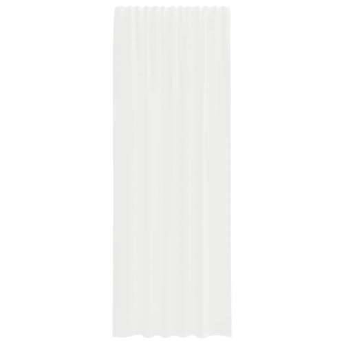 Voile zavjese s džepovima za šipke 2 kom bijele - Bijela 140 x 260 cm 1 s džepovima za šipke Cijena