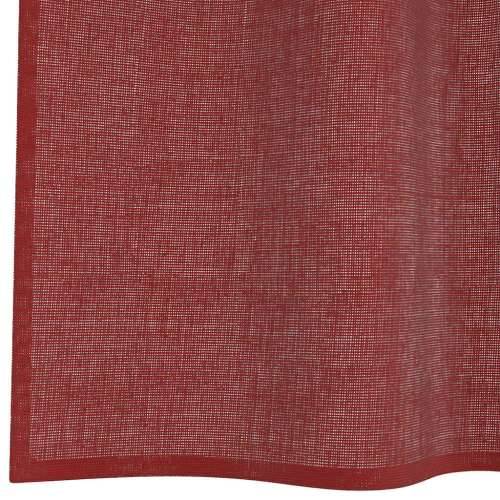 Voile zavjese s džepovima za šipke 2 kom crvena boja vina - boja crnog vina 140 x 175 cm 1 s džepovima za šipke Cijena