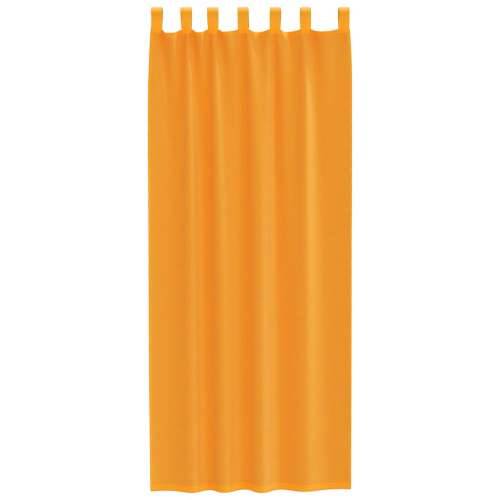Voile zavjese s petljama 2 kom narančaste 140x260 cm - Narančasta 140 x 260 cm 1 s petljama Cijena