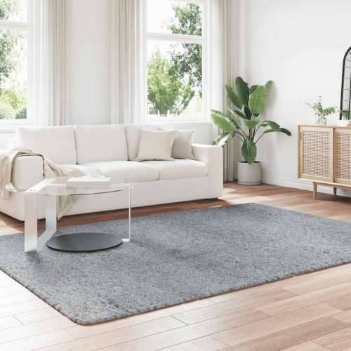 Čupavi tepih s visokim vlaknima NAVARRA srebrnosiva 200x290cm - Srebrno siva 200 x 290 cm Pravokutno Cijena