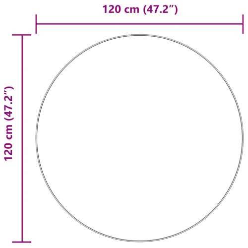 Čupavi tepih s visokim vlaknima NAVARRA bež 120x120cm poliester - Bež 120 x 120 cm Okruglo Cijena