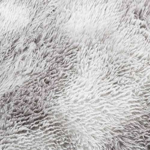 Čupavi tepih s visokim vlaknima NAVARRA 200x200 cm poliester - Svjetlosiva 200 x 200 cm Okruglo Cijena