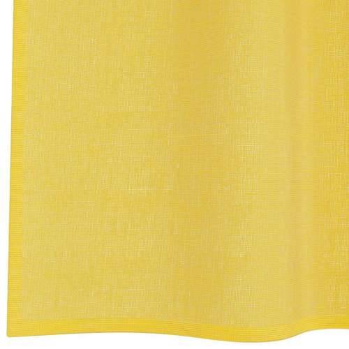 Voile zavjese s ušicama 2 kom žute - Žuta 140 x 175 cm 1 s ušicama Cijena