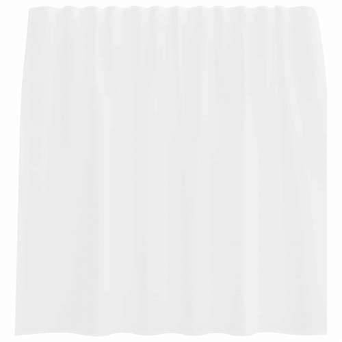 Voile zavjese s džepovima za šipke 2 kom bijele - Bijela 140 x 140 cm 1 s džepovima za šipke Cijena