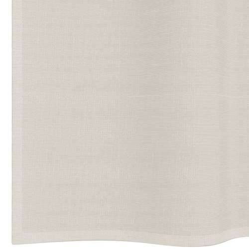 Voile zavjese s gornjim jezičcima 2 kom krem - Krema 140 x 245 cm 1 s jezičkom na vrhu Cijena