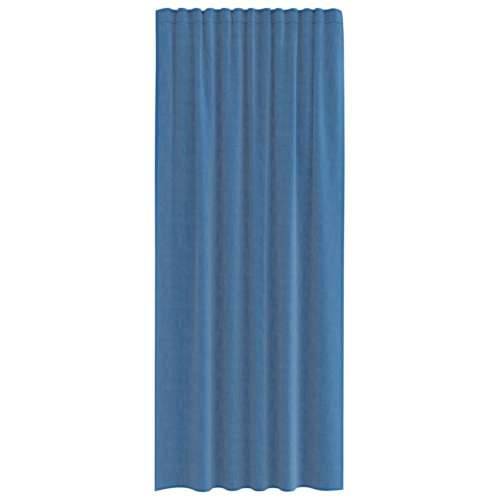 Voile zavjese s petljama 2 kom kraljevsko plave 140x245 cm - Kraljevski plava 140 x 245 cm 1 s petljama Cijena