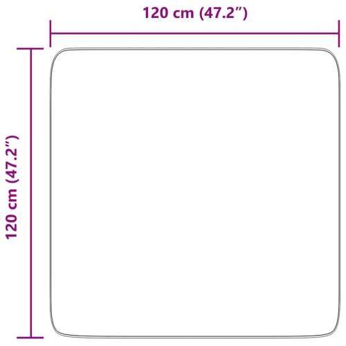 Čupavi tepih s visokim vlaknima NAVARRA bež 120x120cm poliester - Bež 120 x 120 cm Četvrtasto Cijena