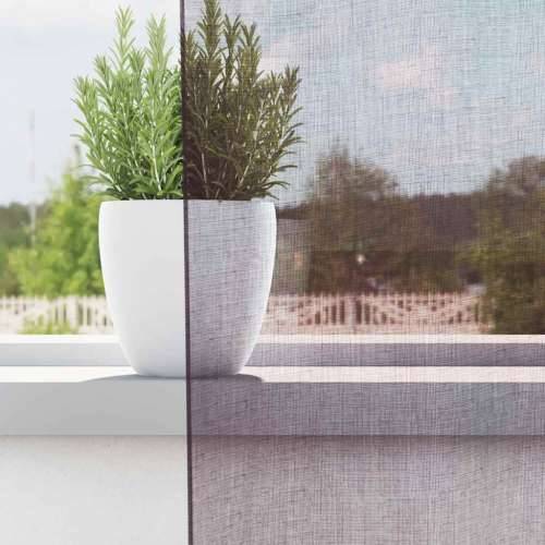 Voile zavjese s ušicama 2 kom ljubičaste 140x175 cm - Ljubičasta 140 x 175 cm 1 s ušicama Cijena