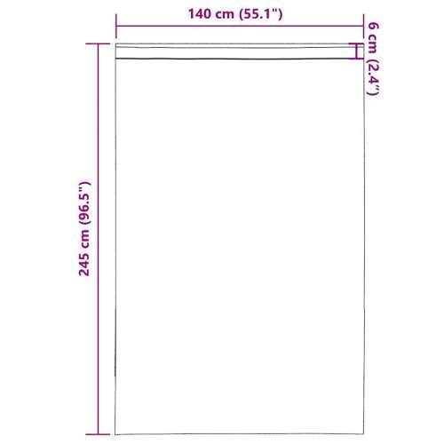 Voile zavjese s džepovima za šipke 2 kom boja pijeska - Pijesak 140 x 245 cm 1 s džepovima za šipke Cijena