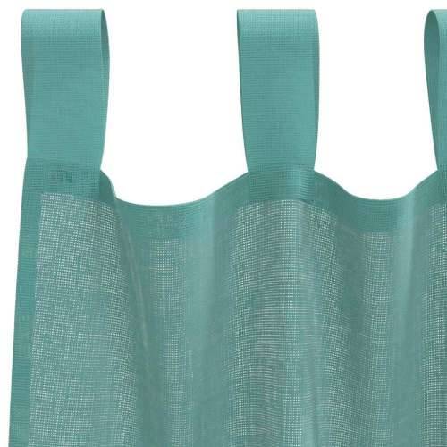 Voile zavjese s džepovima za šipke 2 kom tirkizne - Tirkizna 140 x 225 cm 1 s džepovima za šipke Cijena