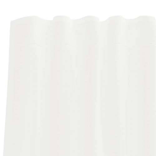 Voile zavjese s džepovima za šipke 2 kom bijele - Bijela 140 x 245 cm 1 s džepovima za šipke Cijena