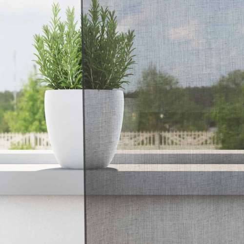 Voile zavjese s petljama 2 kom tamnosive 140x225 cm - Tamno siva 140 x 225 cm 1 s petljama Cijena