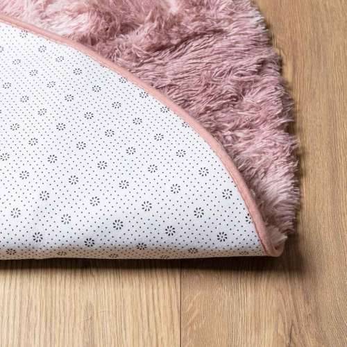 Čupavi tepih s visokim vlaknima NAVARRA 300x200 cm poliester - dusty pink 300 x 200 cm Ovalno Cijena