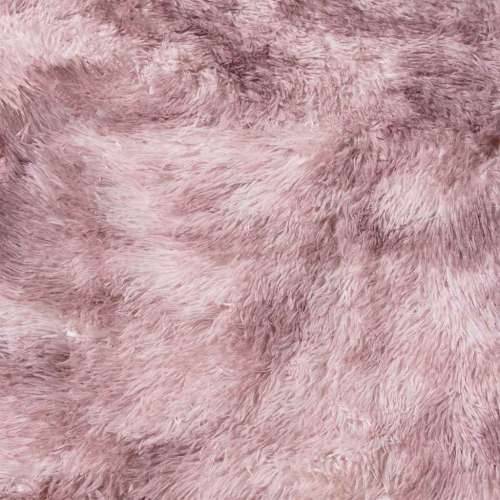 Čupavi tepih s visokim vlaknima NAVARRA 300x200 cm poliester - dusty pink 300 x 200 cm Ovalno Cijena