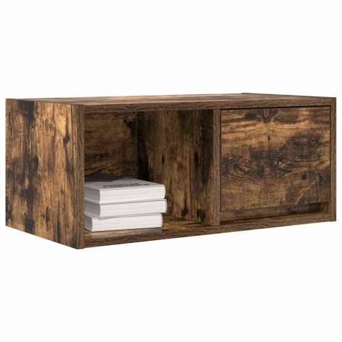 TV ormarić boja dimljenog hrasta 60x31x25,5cm konstruirano drvo - Dimljeni hrast 1 60 cm Cijena