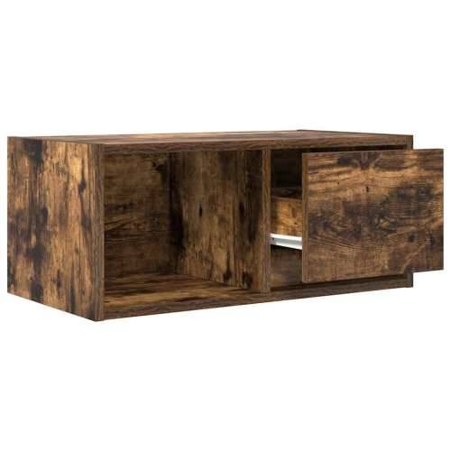 TV ormarić boja dimljenog hrasta 60x31x25,5cm konstruirano drvo - Dimljeni hrast 1 60 cm Cijena