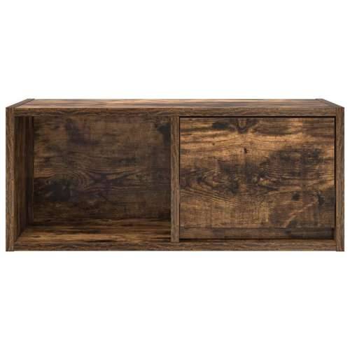 TV ormarić boja dimljenog hrasta 60x31x25,5cm konstruirano drvo - Dimljeni hrast 1 60 cm Cijena