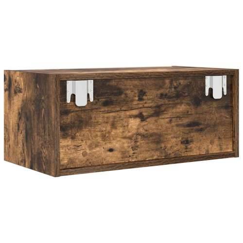 TV ormarić boja dimljenog hrasta 60x31x25,5cm konstruirano drvo - Dimljeni hrast 1 60 cm Cijena