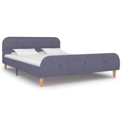 Okvir kreveta bez madraca svjetlosiva tkanina 135x190 cm - Svjetlosiva 135 x 190 cm Cijena